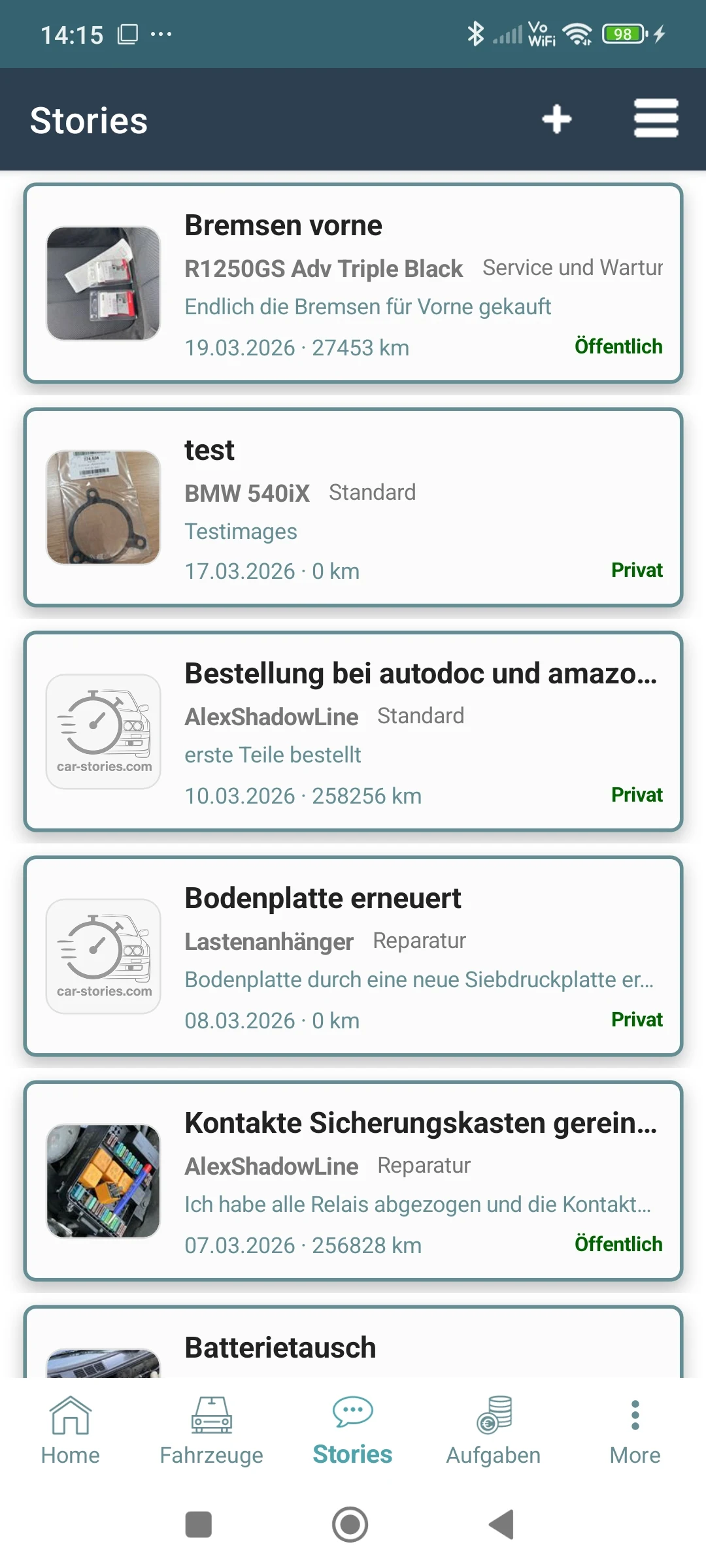 Car-Stories screenshot